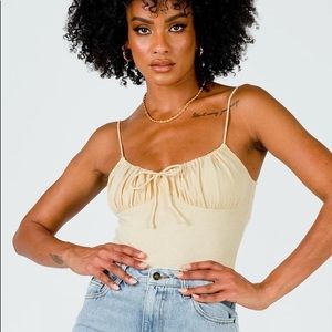 Princess Polly Cara Bodysuit Beige